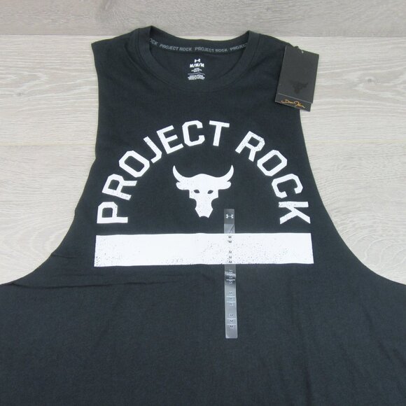 Under Armour Project Rock Payoff Bull Tank Men’s Size Medium NEW - Picture 2 of 12